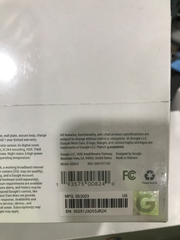 Photo 3 of Google Nest Cam Outdoor or Indoor, Battery - 2nd Generation - 1 Pack 2nd Gen 1 Count (Pack of 1) Nest Cam (Outdoor or Indoor, Battery)