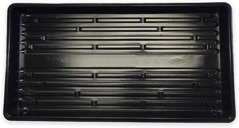 Photo 1 of 20 Plant Growing Trays (No Drain Holes) - 20" x 10" - Perfect Garden Seed Starter Grow Trays: for Seedlings, Indoor Gardening, Growing Microgreens, Wheatgrass & More - Soil or Hydroponic 