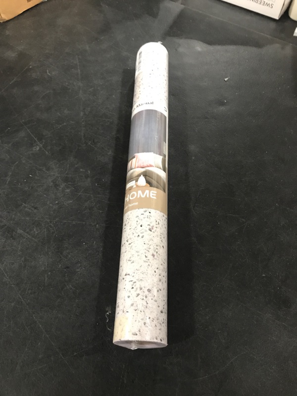 Photo 1 of 17.7"x236" White Granite Countertop Contact Paper Waterproof Self Adhesive Removable Marble Wallpaper Peel and Stick Countertops for Kitchen Vinyl Wall Paper for Bathroom Counter Cabinets Walls