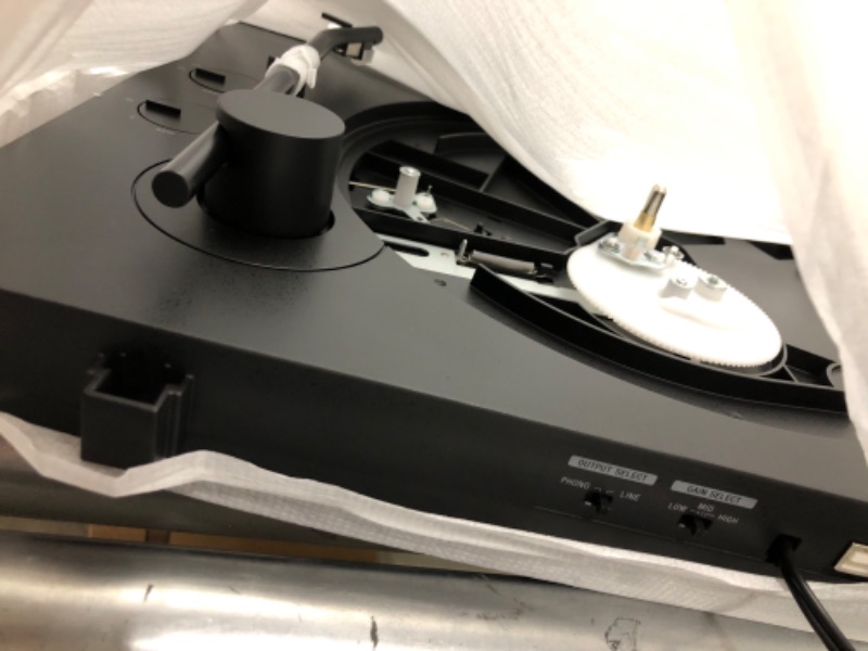 Photo 1 of Sony PS-LX310BT Belt Drive Turntable: Fully Automatic Wireless Vinyl Record Player with Bluetooth and USB Output Black