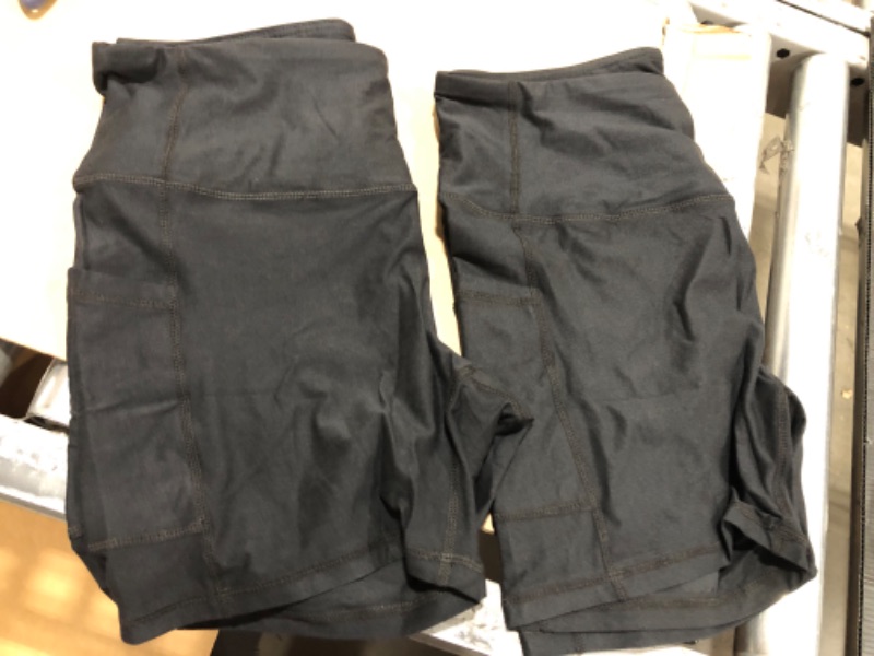 Photo 1 of BLACK BIKER SHORTS SIZE X LARGE. 