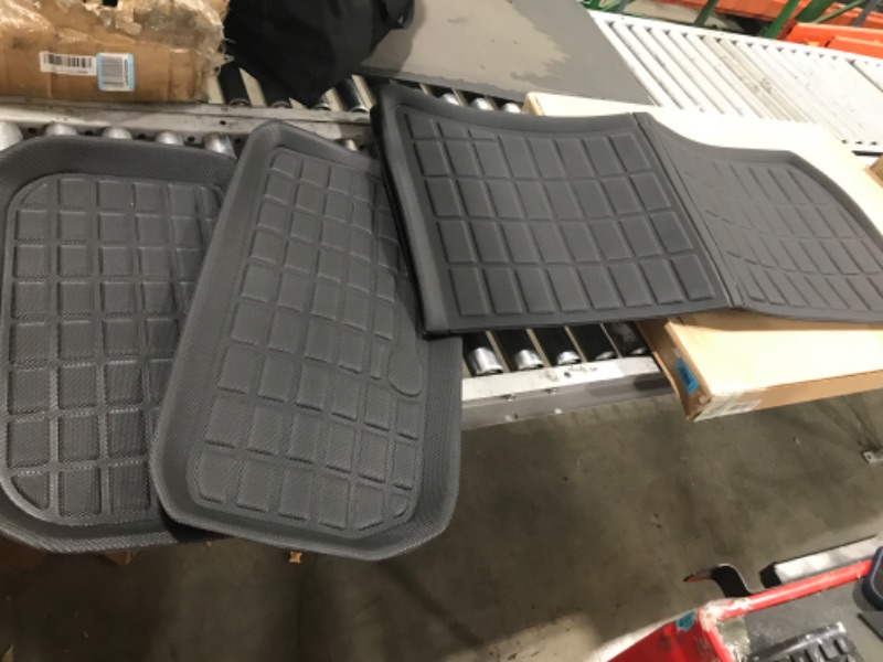 Photo 2 of 6PCS Full Sets Tesla Model Y Floor mats 2022 2023 2021, All Weather 1st&2nd Seater Floor Mat and Front & Rear Trunk Mat, Waterproof Anti-Slip Heavy Duty Cargo Liner Mat, Car Accessories