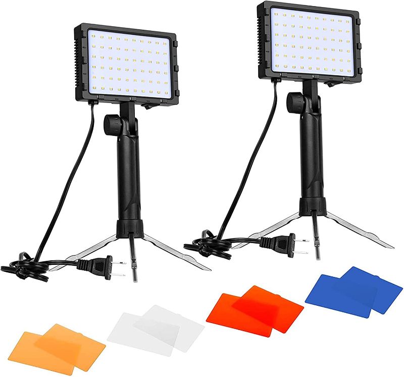 Photo 1 of EMART 60 LED Continuous Portable Photography Lighting Kit for Table Top Photo Video Studio Light Lamp  - 2 Packs 17 IN LONG
