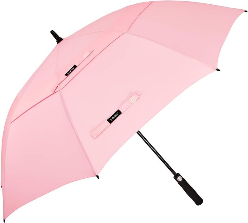 Photo 1 of  47/54/62/68/72 Inch Automatic Open Golf Umbrella Extra Large Oversize Double Canopy Vented Windproof Waterproof Stick Umbrellas
