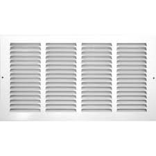 Photo 1 of 14-in x 26-in Steel White Sidewall/Ceiling Grille
