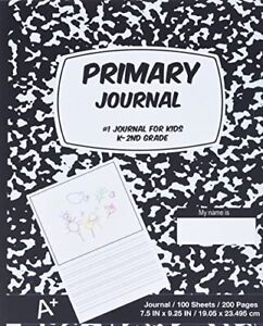 Photo 1 of Primary Journal: Black Marble,Composi..., Blank Book MD- 14ct
