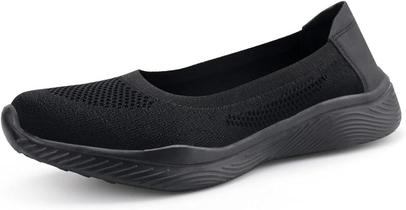 Photo 1 of firelli Women Slip On Loafers Breathable Knit Casual Flat Walking Shoes--- SIZE 7

