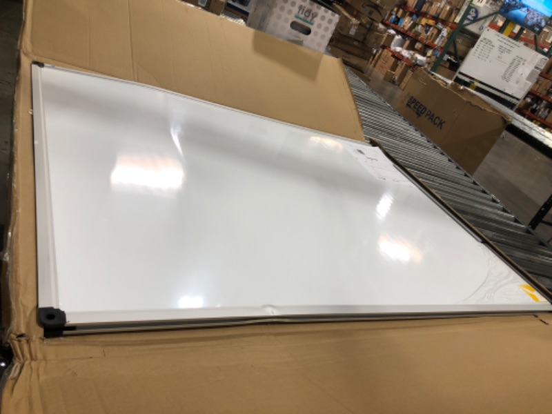 Photo 2 of XBoard Magnetic Whiteboard 48 x 36, White Board 4 x 3, Dry Erase Board with Detachable Marker Tray 48x36-Inch