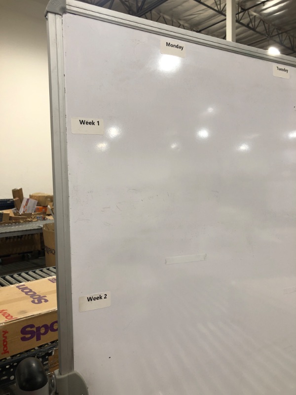 Photo 4 of Standing Dry Erase Board with Wheels  48" x 96"