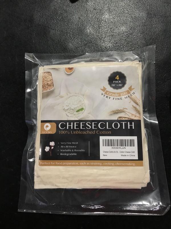 Photo 1 of 4 Pack CheeseCloth 