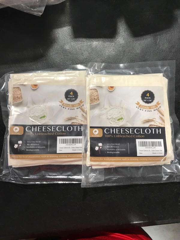 Photo 1 of 2 Pack of 4 cheesecloths  