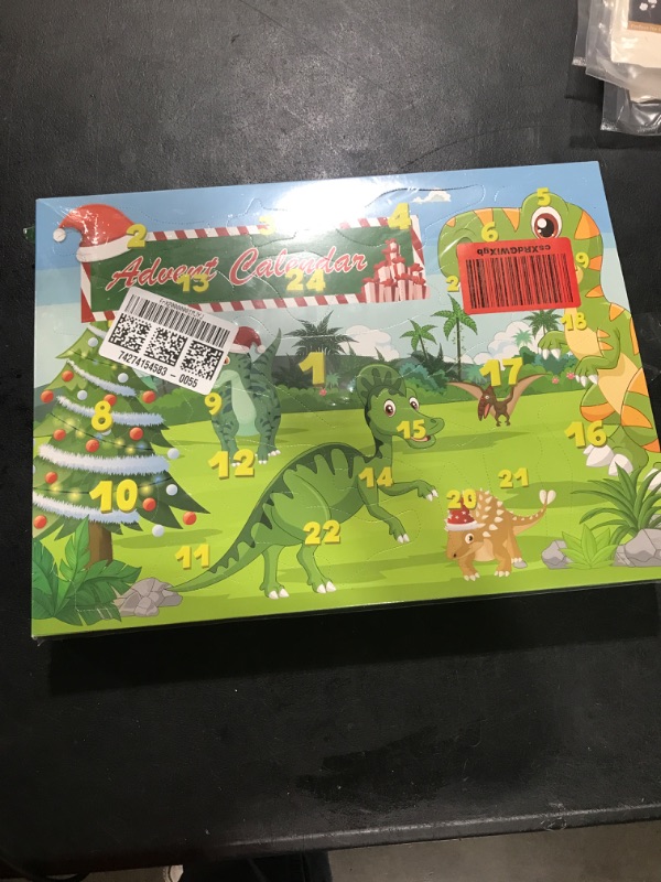 Photo 2 of Advent Calendar 2022 Christmas Gifts - 24 Days Countdown to Christmas Advent Calendar for Kids with Dinosaur Toy Figures, Christmas Gifts for Boys Girls 3-10, Christmas Party Favors/New Year Gifts