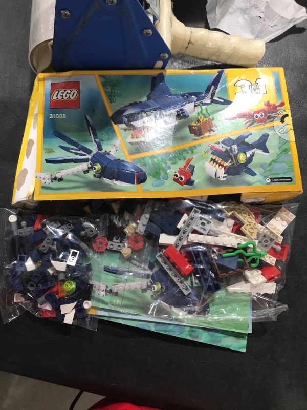 Photo 1 of LEGO Creator 3in1 Deep Sea Creatures 31088 Building Toy Set for Kids, Boys, and Girls Ages 7+ (230 Pieces)