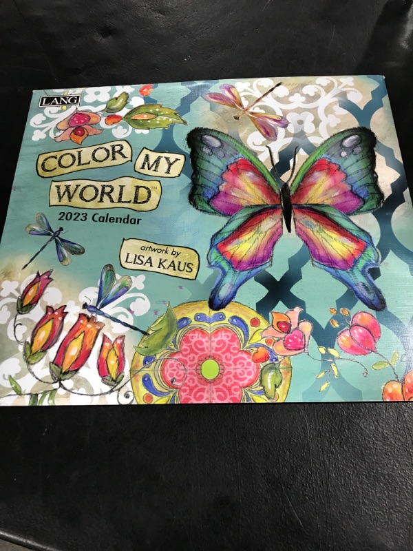 Photo 2 of LANG COLOR MY WORLD 2023 WALL CALENDAR 2023 Color My World