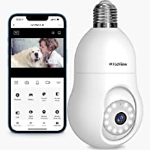 Photo 1 of LaView 4MP Bulb Security Camera 3Pcs 2.4GHz,360° 2K Security Cameras Wireless Outdoor Indoor Full Color Day and Night, Motion Detection, Audible Alarm, Easy Installation, Compatible with Alexa