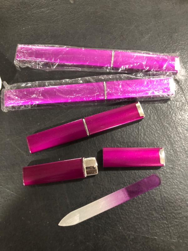 Photo 1 of  Set Of 4 Crystal Nail Files 