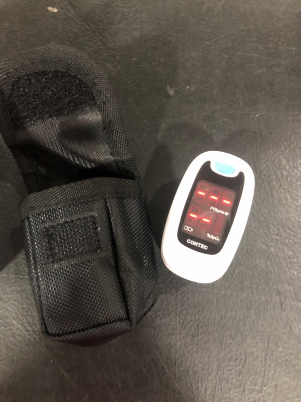 Photo 1 of CONTEC LED CMS50M Pulse Oximeter,SpO2 and PR Value Waveform Blood Oxygen, Neck/Wrist Cord