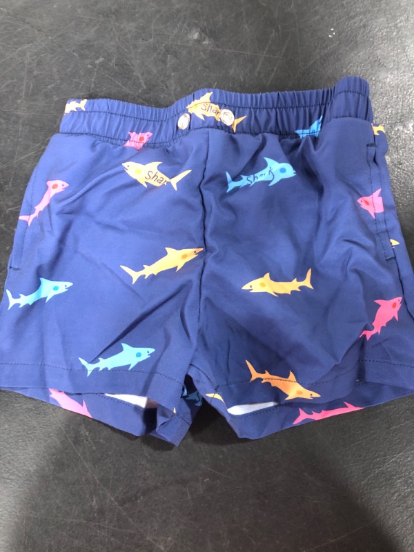 Photo 2 of American Trends Boys Swim Trunks Toddler Swim Shorts Bathing Suit Kids Swimsuit Youth Swimwear 2T Blue Shark