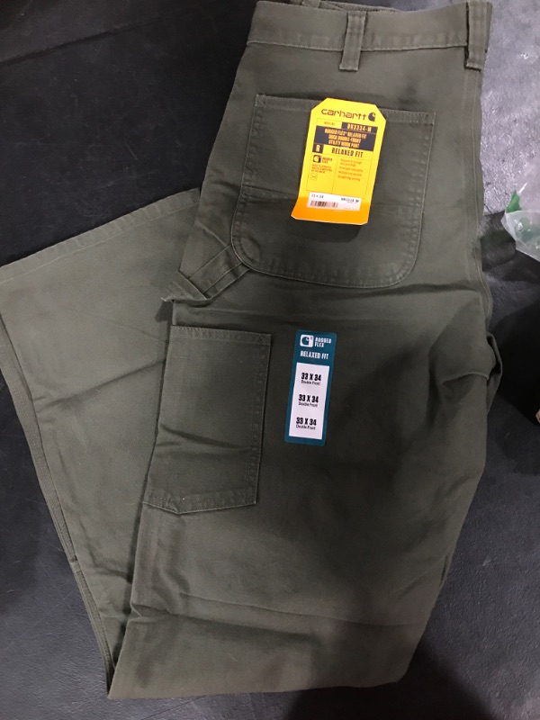 Photo 2 of Carhartt Men's Rugged Flex Relaxed Fit Pant 33W x 34L Moss