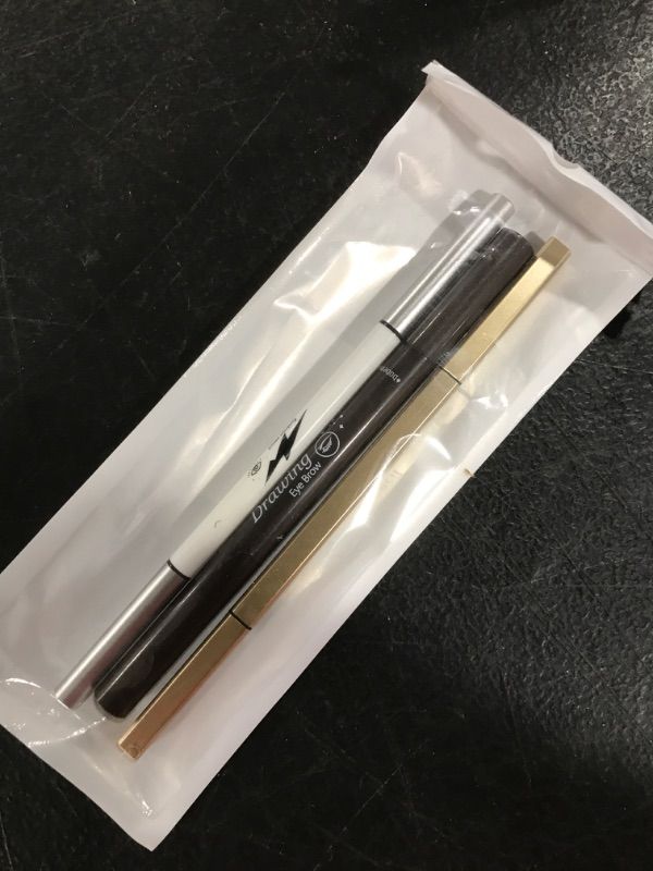Photo 2 of 3 Different Eyebrow Pencils,Creates Natural Looking Brows Easily,Long Lasting,3-in-1:Eyebrow Pencil *3; Dark Brown #-0505035