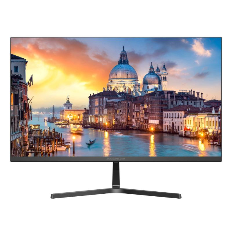 Photo 1 of Packard Bell AirFrame 24 inch Ultra Slim Bezel Desktop Monitor, FHD 1920 x 1080p, 60 Hertz, 5 Milliseconds, VESA Mounting, Tilt Adjustment, HDMI and VGA for Home and Office Use 1 Pack