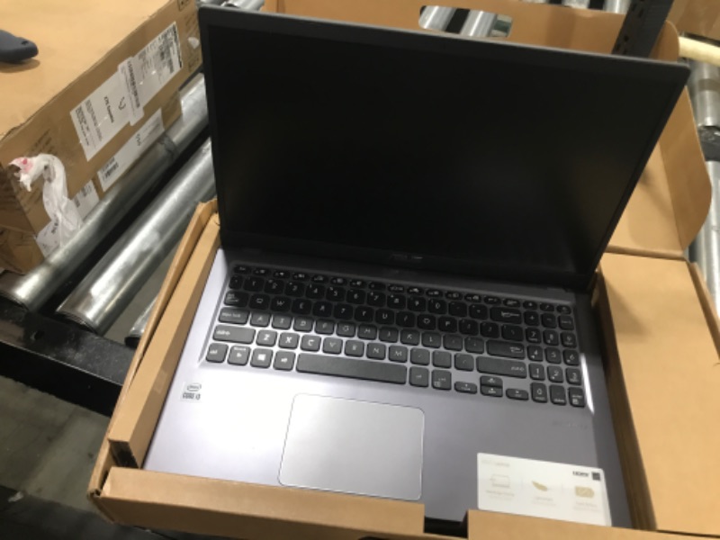 Photo 3 of ASUS VivoBook 14" FHD LED Display Thin and Light Laptop 2022, Intel 4-Core i5-1135G7 Up to 4.2 GHz, 8GB RAM, 256GB SSD, HDMI, Fingerprint Reader, Backlit Keyboard, Grey, Win10, w/ 3in1 Accessories