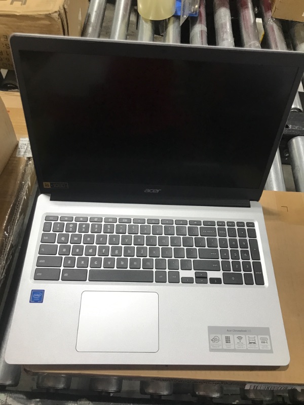 Photo 3 of Acer 15.6-inch Chromebook, Full HD IPS Touchscreen Display, Intel Celeron N4020, 4GB LPDDR4, 64GB eMMC, Gigabit WiFi, Bluetooth 5.0, Chrome OS, CB315-3HT-C5D3