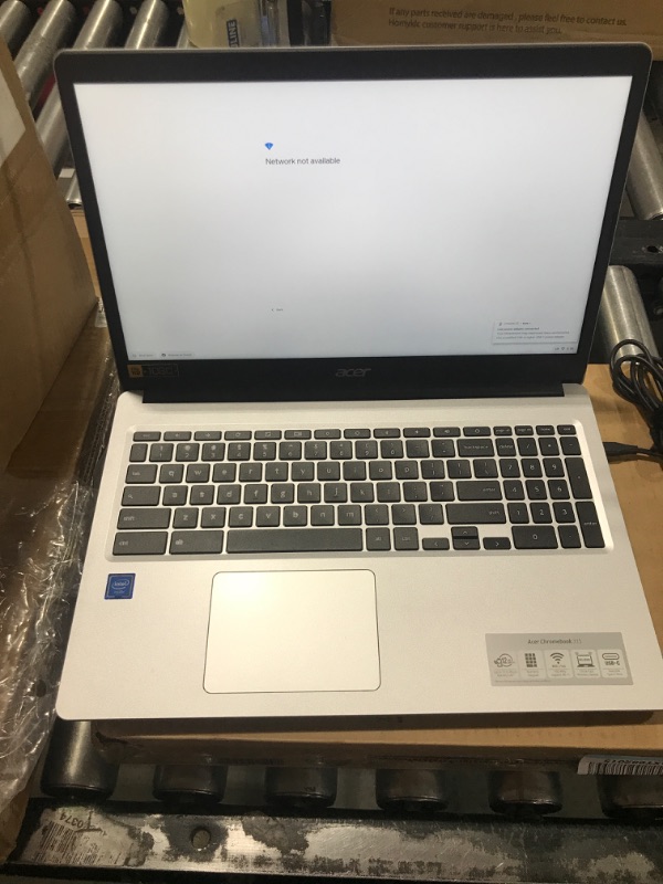 Photo 4 of Acer 15.6-inch Chromebook, Full HD IPS Touchscreen Display, Intel Celeron N4020, 4GB LPDDR4, 64GB eMMC, Gigabit WiFi, Bluetooth 5.0, Chrome OS, CB315-3HT-C5D3