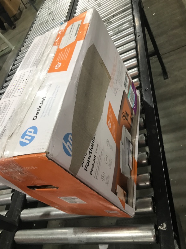 Photo 1 of HP DeskJet 4155e Wireless Color All-in-One Printer & 67XL Tri-Color High-Yield Ink Cartridge | 3YM58AN & 67XL Black High-Yield Ink Cartridge | 3YM57AN Printer + Tri-color Ink + Black Ink