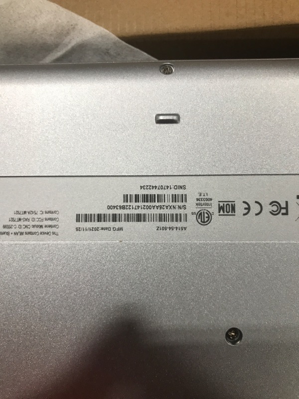 Photo 4 of Acer Laptop Aspire 5 Intel Core i5 11th Gen 1135G7 (2.40GHz) 8GB Memory 256 GB PCIe SSD Intel Iris Xe Graphics 14.0" Windows 11 Home 64-bit