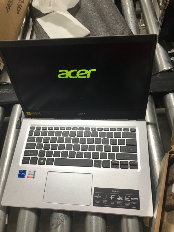 Photo 6 of Acer Laptop Aspire 5 Intel Core i5 11th Gen 1135G7 (2.40GHz) 8GB Memory 256 GB PCIe SSD Intel Iris Xe Graphics 14.0" Windows 11 Home 64-bit