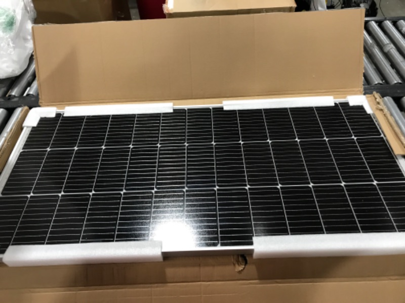 Photo 2 of 180 Watts Mono Solar Panel, 12 Volts Monocrystalline Solar Cell Charger High Efficiency Module for RV Marine Boat Off Grid