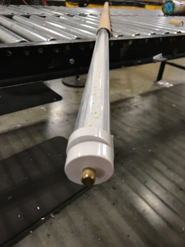 Photo 1 of 8FT LED Light Bulbs, 50W 6000LM, 5000K Daylight White, Single Pin Fa8 LED Tube Replacement