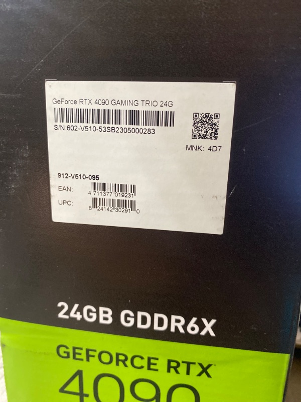 Photo 7 of MSI Gaming GeForce RTX 4090 24GB GDRR6X 384-Bit HDMI/DP Nvlink Tri-Frozr 3 Ada Lovelace Architecture Graphics Card (RTX 4090 Gaming Trio 24G)