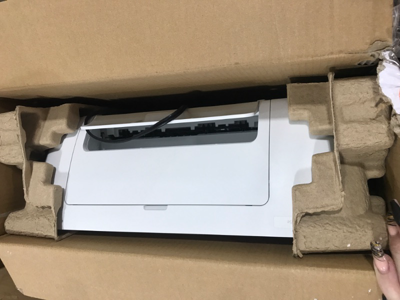 Photo 2 of HP DeskJet 2755e Wireless Color All-in-One Printer with bonus 6 months Instant Ink (26K67A), white