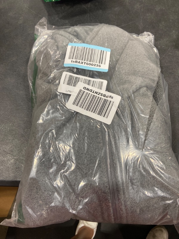 Photo 1 of Amazon Essentials Men's Full-Zip Polar Fleece Jacket (Available in Big & Tall) Polyester Charcoal Heather X-Large