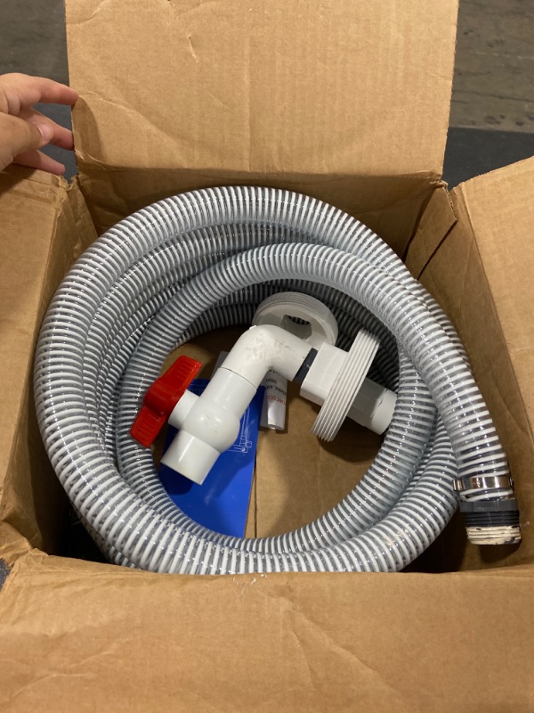 Photo 2 of Clean Dump (CDHV-20) 20 Foot Length Discharge Hose with Drip Proof Valve