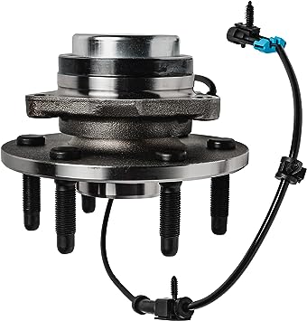 Photo 1 of Detroit Axle - 2WD 6 Lug Front Hub Bearing Assemblies Replacement for Silverado Sierra Savana 1500 2500 Tahoe Safari Astro Escalade - 1pc Set Small