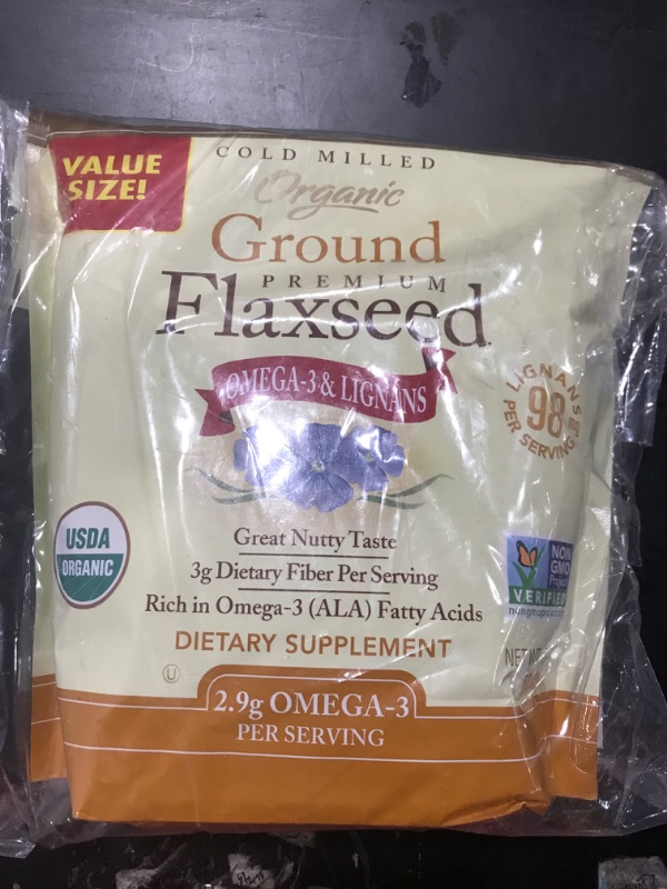 Photo 2 of 
Spectrum Essentials Organic Ground Premium Flaxseed, 24 Oz EXP. 10/26/2023