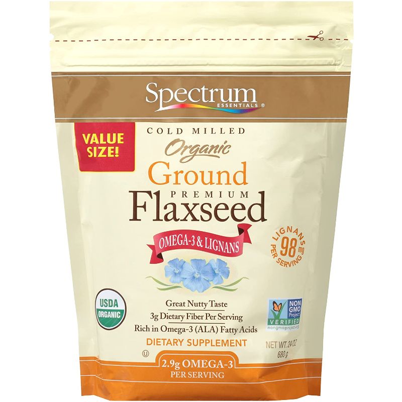 Photo 1 of 
Spectrum Essentials Organic Ground Premium Flaxseed, 24 Oz EXP. 10/26/2023