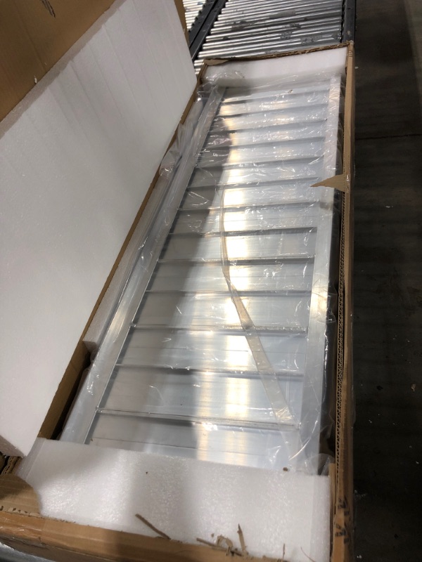 Photo 2 of 4FT Wheelchair Ramp,Non-Slip Portable Aluminum Ramp for Wheelchairs Single Fold 600lbs (28.2" W x 47.8" L)