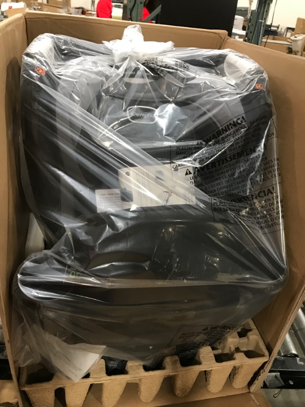 Photo 1 of Evenflo Revolve Extend Revere Convertible Car Seat Revolve Extend Quick Clean Cover Revere Gray