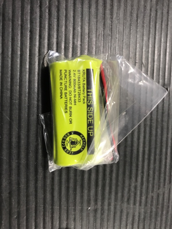 Photo 3 of Kruta BT18433 BT28433 2.4V 800mAh Ni-MH Cordless Phone Battery Pack Compatible with BT18433/BT28433 CS6219 CS6229 DS6301 DS6151 DS6101 BT184342 BT284342 BT-1011 BT-1018 BT-1022 BT-1031 ?4 Pack? Pack 4