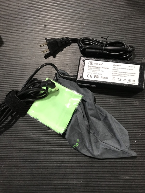 Photo 2 of Gonine 19V Power Supply Cord Charger, for JBL Bluetooth Speaker, Asus LCD Monitor, 110-240V AC to DC 19 Volt 3.42A 2.37A 65W AC Adapter.