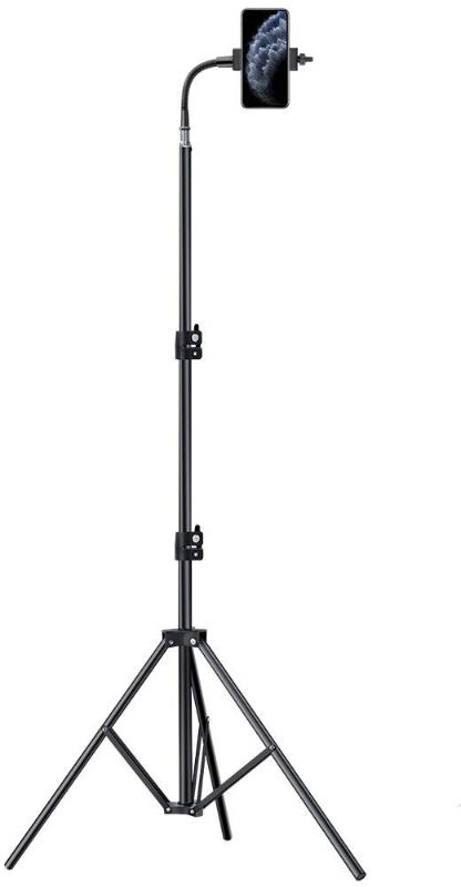 Photo 1 of Pixel Cell Phone Tripod 27inch to 80inch Adjustable Phone Video Stand for iPhone & Camera Video Recording