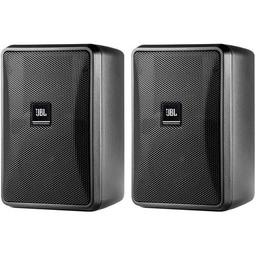 Photo 1 of JBL Control 23-1 Ultra-Compact Indoor/Outdoor Background/Foreground Speaker (Pair, Black)
