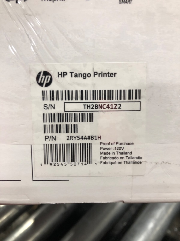 Photo 5 of HP - Tango Wireless Instant Ink Ready Inkjet Printer - Wisp Gray