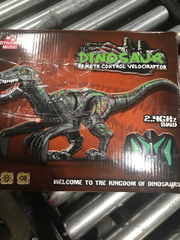 Photo 2 of 8-way 2.4G RC Dinosaur Jurassic world Remote Control Dinosaur Toys Electric Walking dragon Toys For Children
