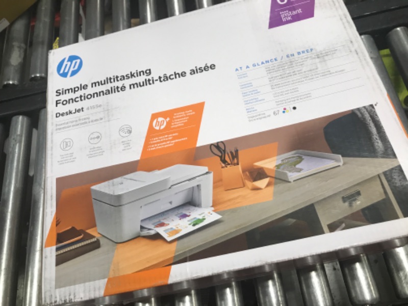 Photo 4 of *FOR PARTS ONLY* HP DeskJet 4155e Wireless Color All-in-One Printer 