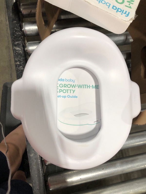 Photo 2 of Frida Baby 3-in-1 Grow-with-Me Potty Transforms from Potty to Toilet Topper and Step Stool | Easy-to-Clean Potty Training System 3-in-1 Potty